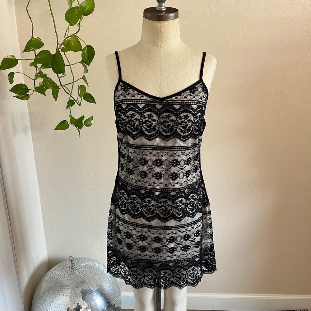 90’s/Y2K Rampage Lace Mini Dress